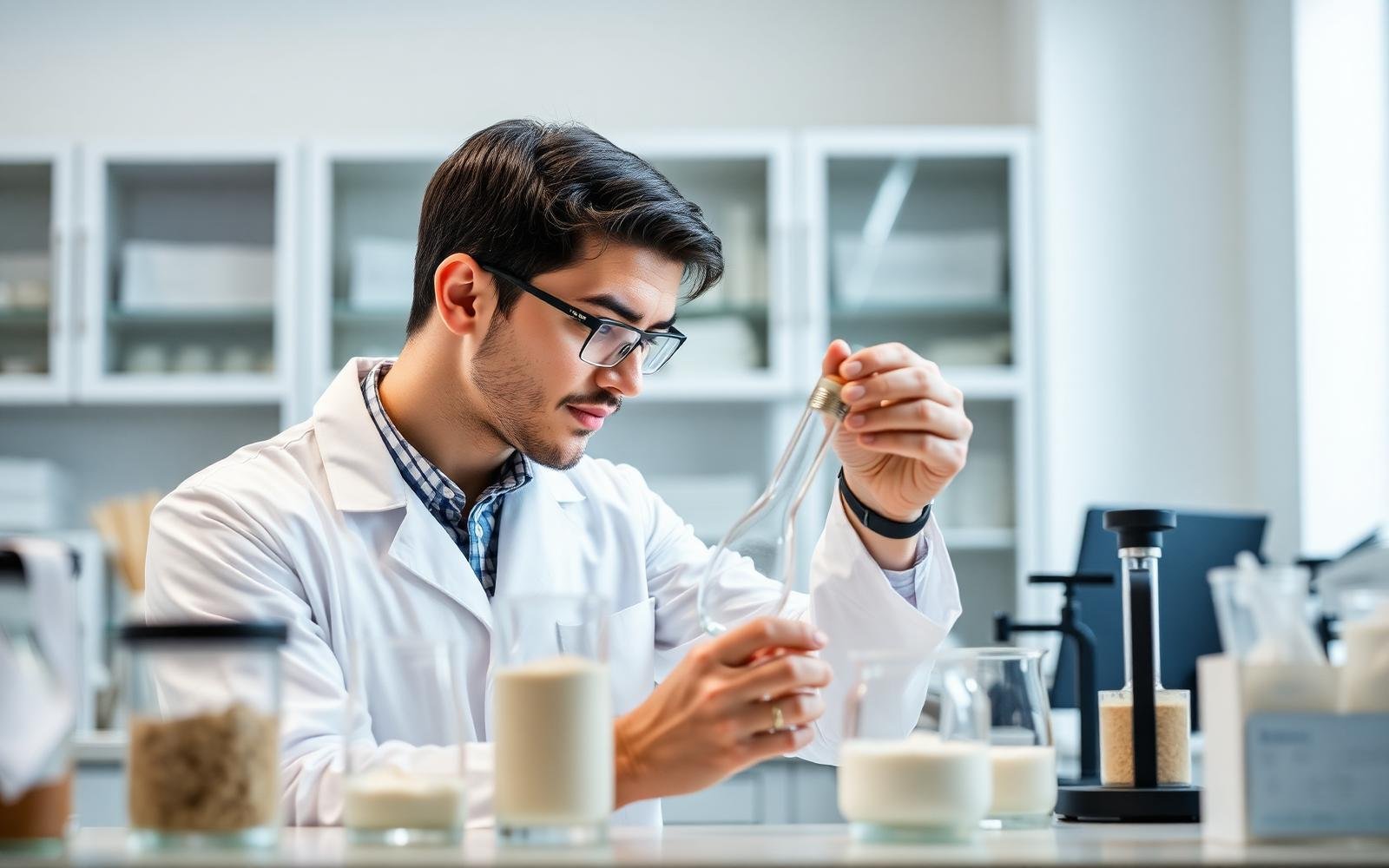 Flour quality testing laboratory